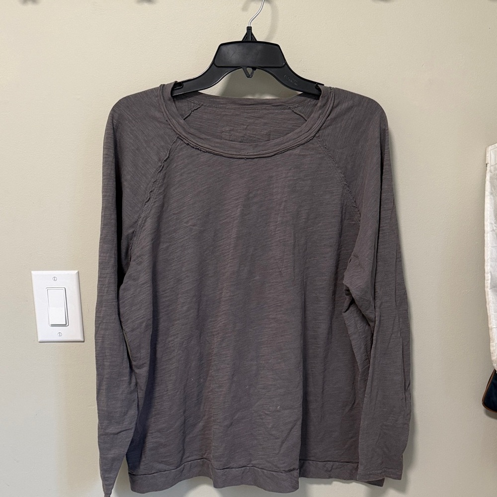 Gray Long Sleeve Shirt
